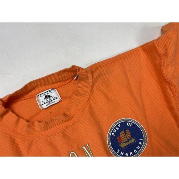 VINTAGE Excursion China Giant Panda Graphic T-shirt Men Large Orange USA 90s - Picture 6 of 11